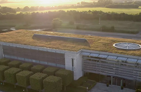 Rolls Royce green roof Chichester