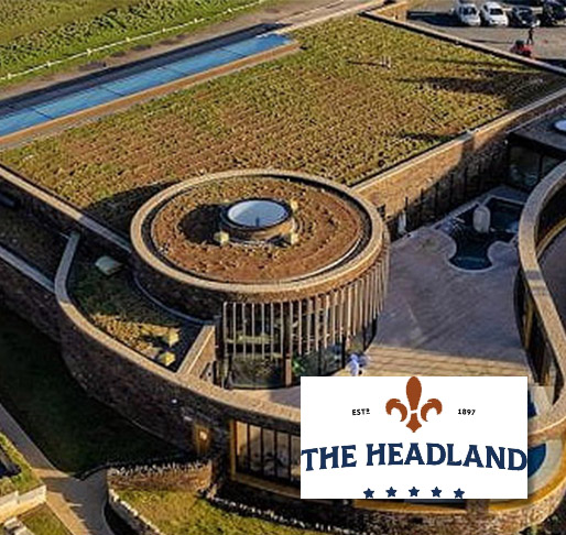 Headland Hotel and spa green roof install