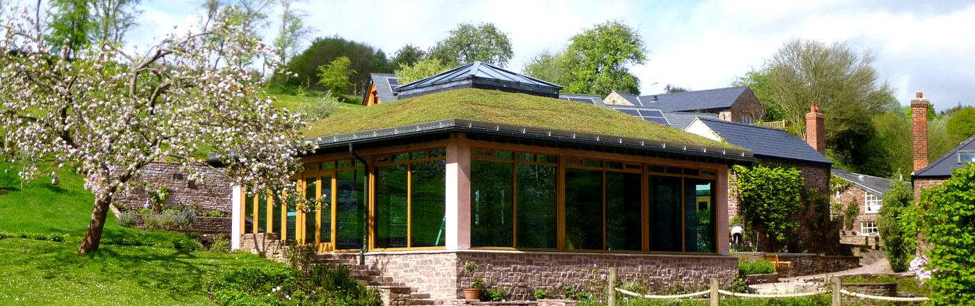green roof on conservatory by the Urban Greening Company