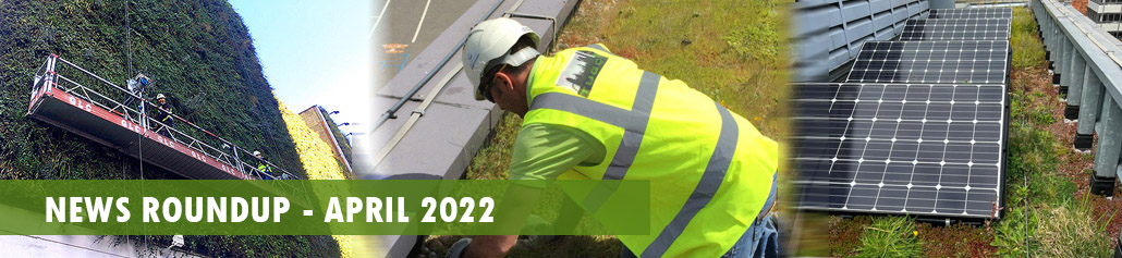 April 2022 green roof news
