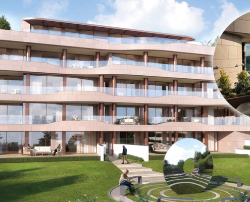 Luxury apartments Green roof