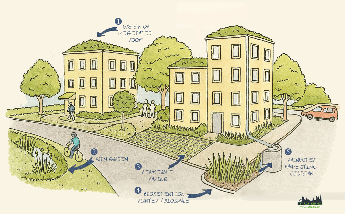 Urban greening in Urban Design planning
