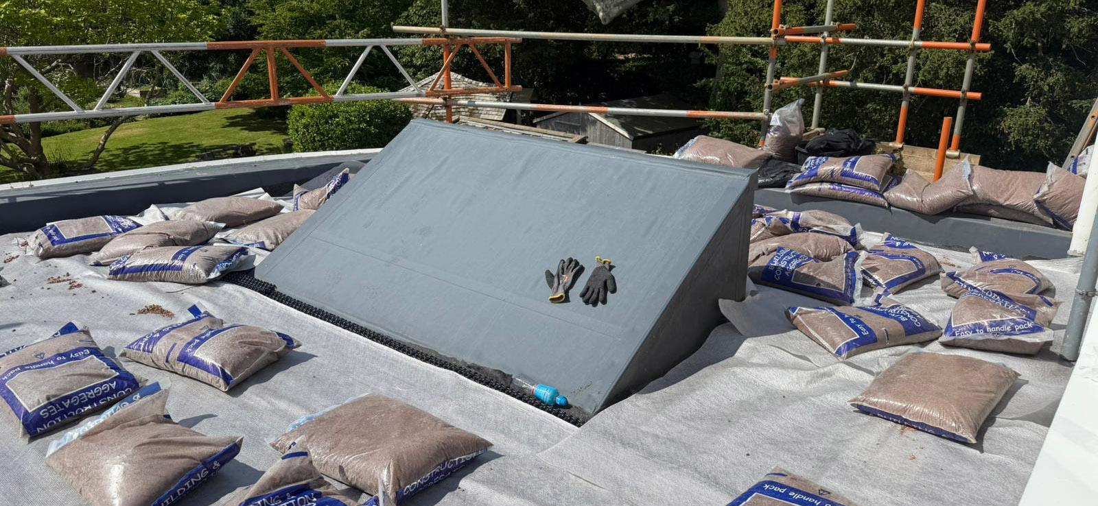 Art Deco Green Roof Install
