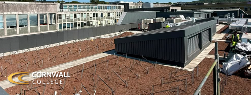St Austell biosolar green roof St Austell biosolar green roof