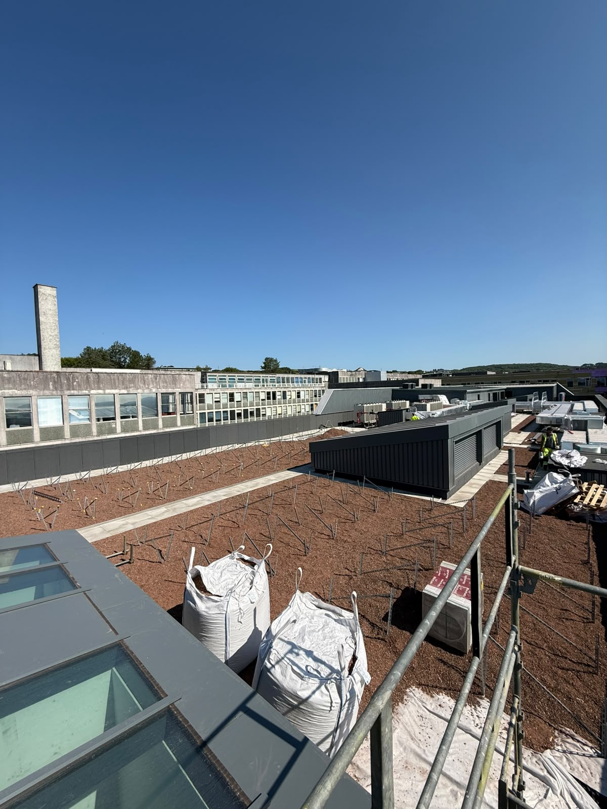 St Austells biosolar roof install 4