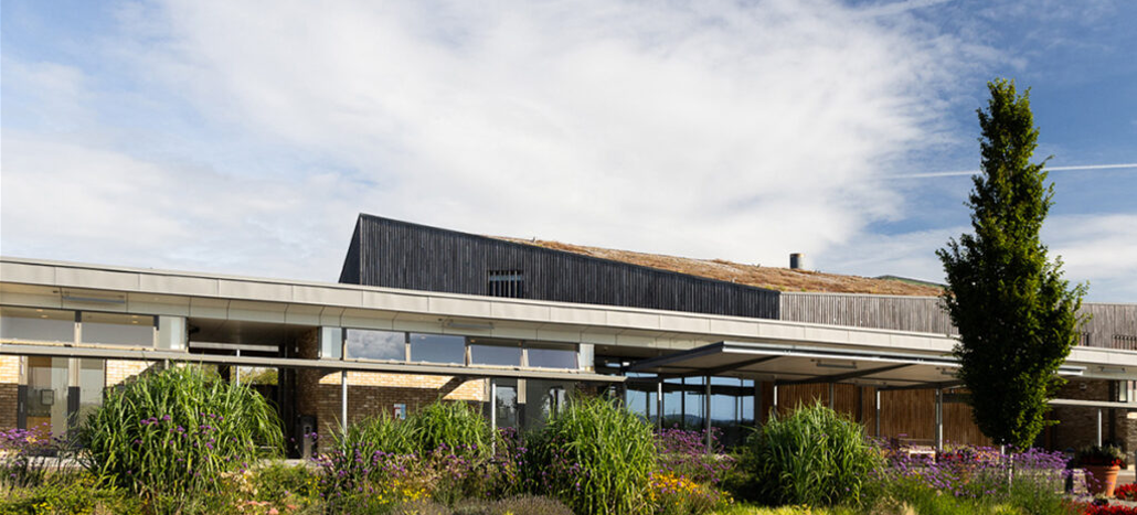 Bierton crematorium green roof